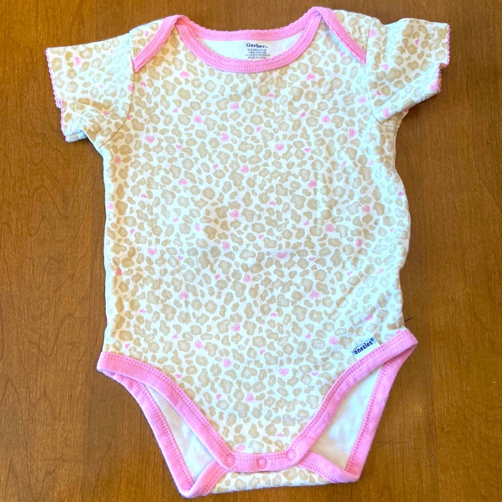 Pink leopard bodysuit!
